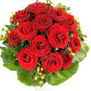 Bouquet de 12 rosas a chile